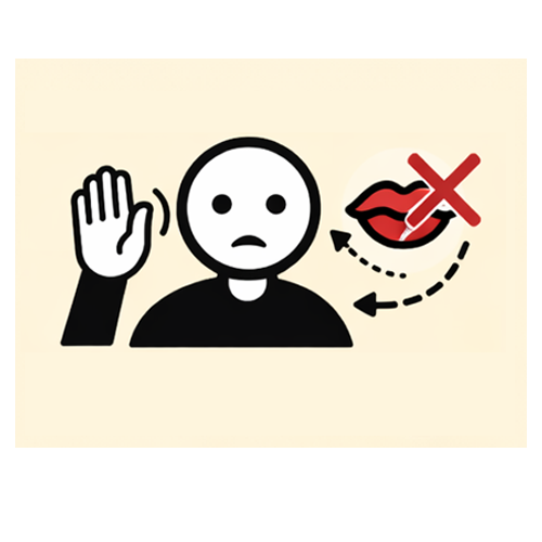 Reading lips is not effective communication for me.