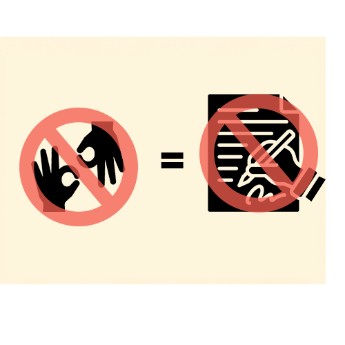 I do not consent to signing documents without an interpreter.