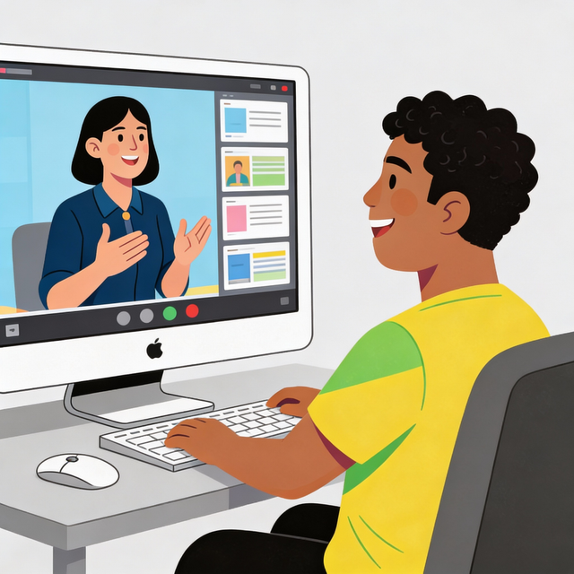 ASL permit instruction and visual materials