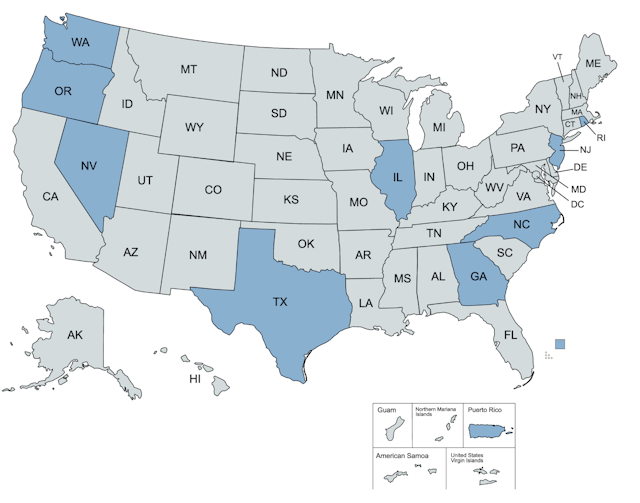 map of partners