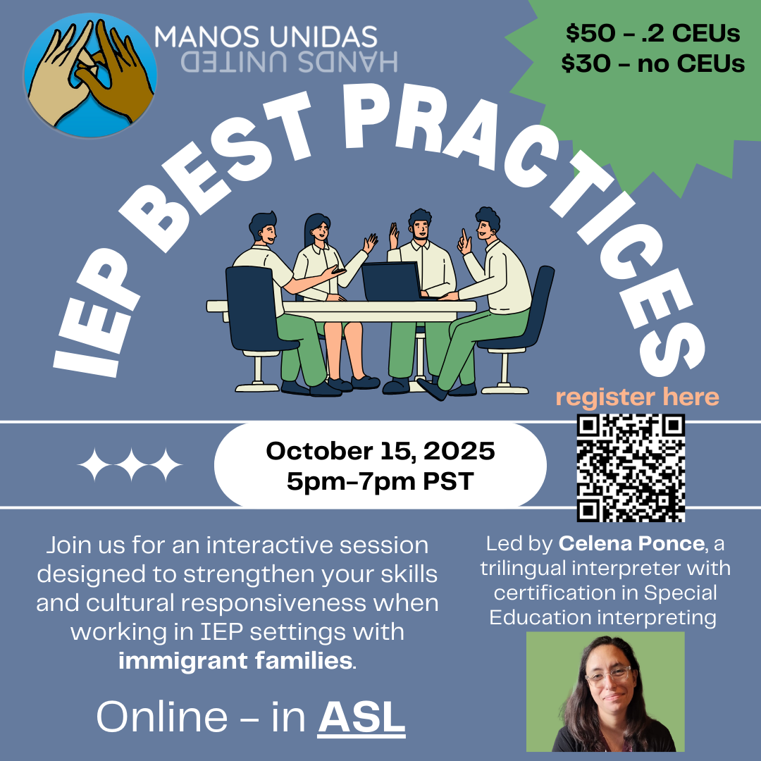 ASL Best Practices flyer
